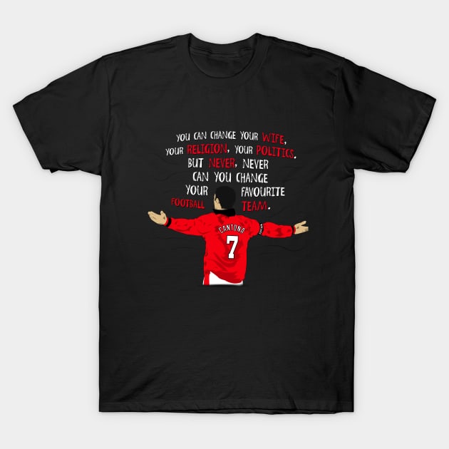 Eric Cantona Quote T-Shirt by TheUnitedPage